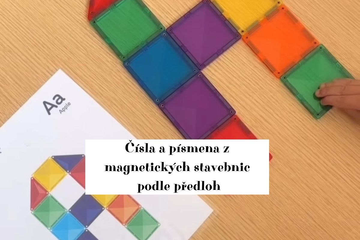 Tvoření písmen nebo čísel podle předloh